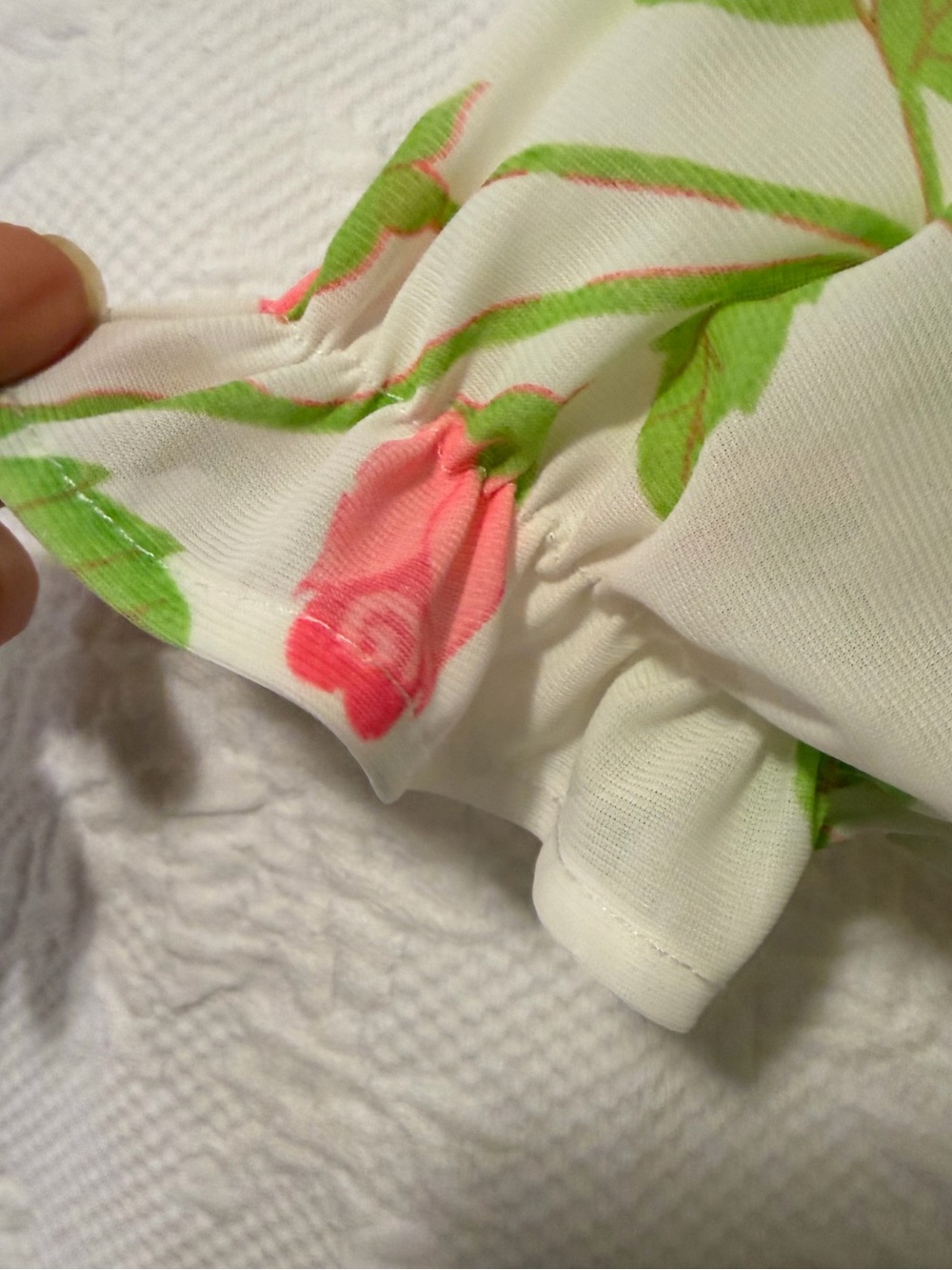 Vintage Floral Peignoir Robe Pink Rose Ivory Sheer Long Dressing Gown Cottagecor - Picture 3 of 14